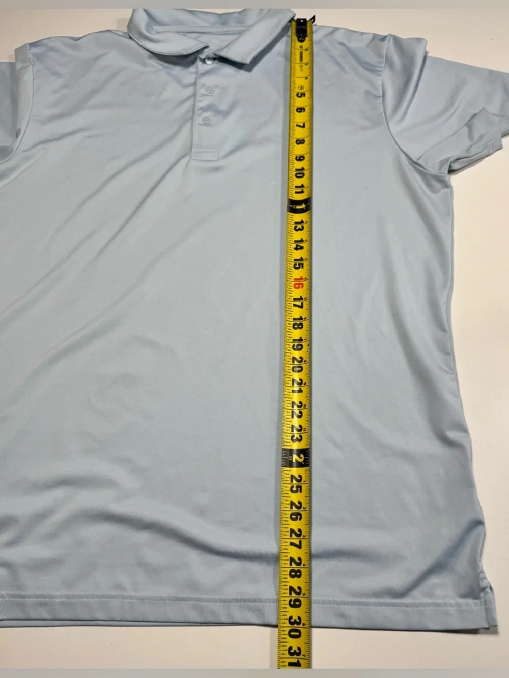 Mizzen+Main Phil Mickelson Light Blue Performance Stretch Golf Polo Shirt XL